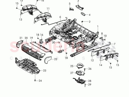 Photo of Seat side support adjustment 4M0 881…