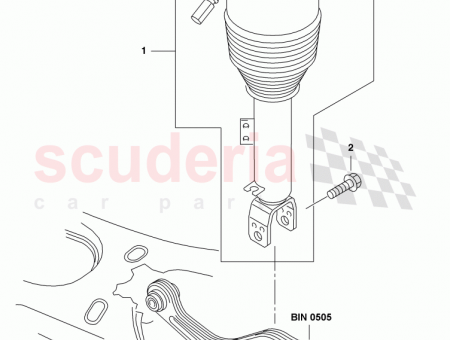 Photo of air spring damper F 3W 8 051 366…