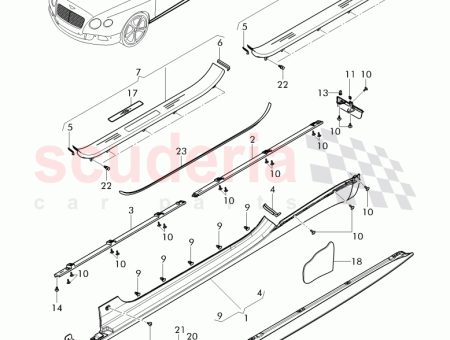 Photo of side skirting 3W3 853 752…