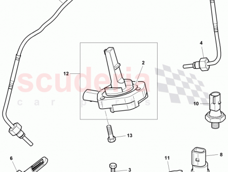 Photo of bracket emissions temperature sensor…