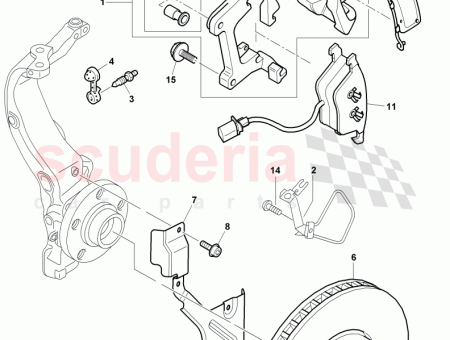 Photo of set of gaskets for brake caliper housing…