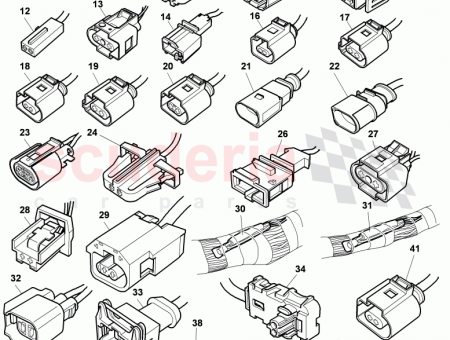 Photo of Flat contact housing with contact locking mechanism…