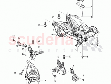 Photo of mounting bracket for gearbox 4M0 399 114…