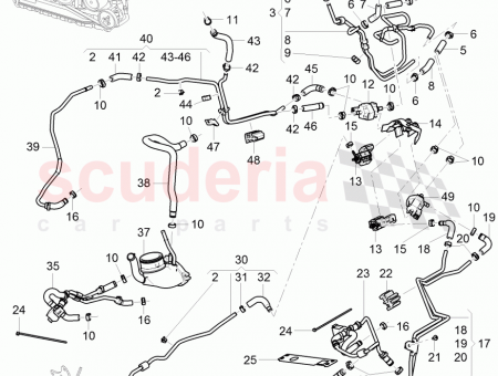 Photo of bracket for models with electric vacuum pump…