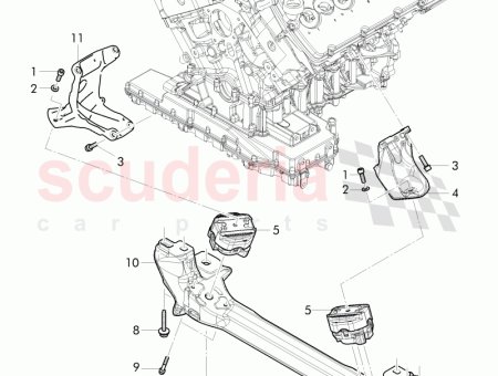 Photo of engine mounting bracket 3W0 199 308…