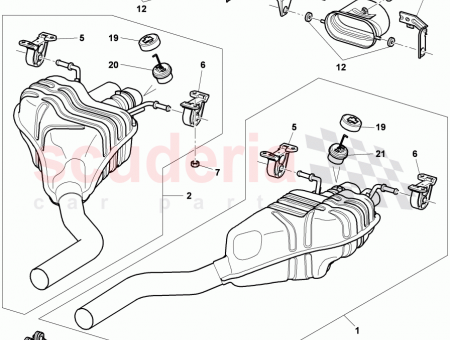 Photo of bracket trim for exhaust tail pipe…