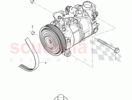 Photo of air conditioner compressor for refrigerant 4M0 820 803…