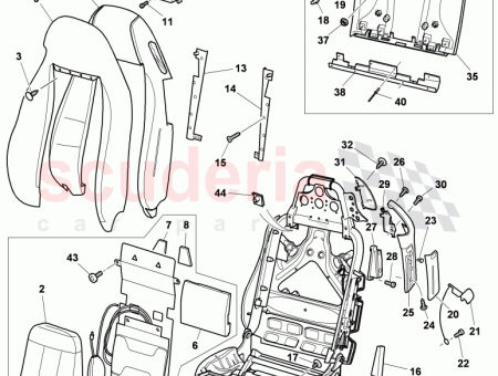 Photo of rear panel for backrest…