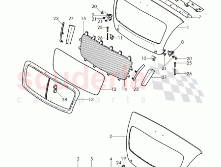 Photo of radiator grille 3W3 853 683…