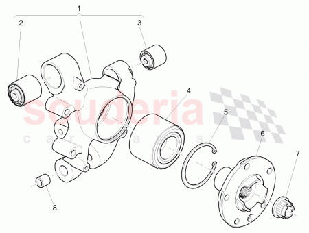 Photo of wheel bearing housing…