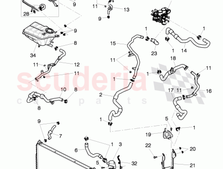 Photo of water coolant pipe with water hose D 01…