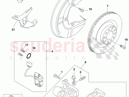 Photo of splash shield for brake disc…