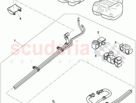 Photo of fuel line with breather and vacuum pipe D…