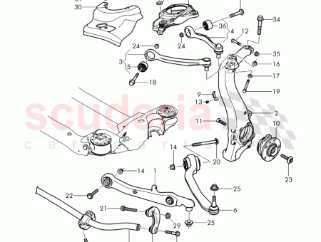 Photo of steering knuckle F 3W D 087 084 F…