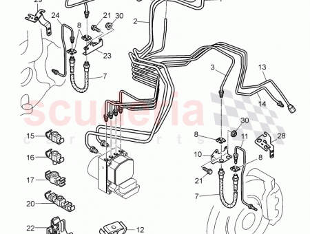 Photo of retainer for brake hose bracket…