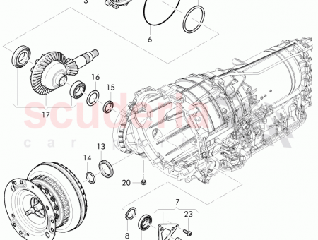 Photo of set of gaskets for final drive 0BK 498…