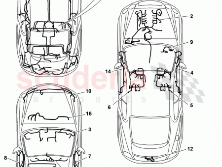 Photo of seat frame wiring harness…