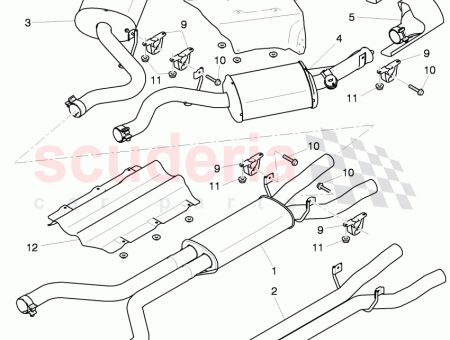 Photo of Exhaust muffler with exhaust flap see workshop manual…