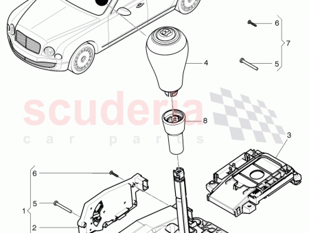 Photo of gearshift indicator with base plate…