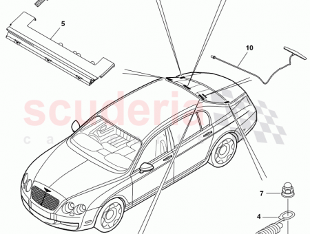 Photo of Telephone aerial for vehicles with navigation and phone…