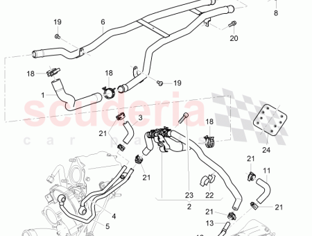 Photo of socket head bolt with hexagon socket head combination…