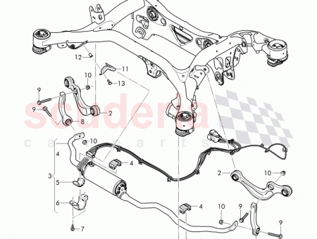 Photo of bracket for retaining cable 4M0 501 142…