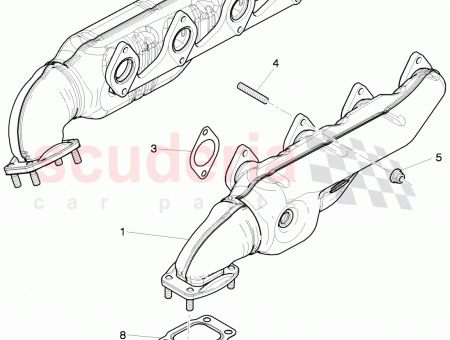 Photo of gasket exhaust manifold…