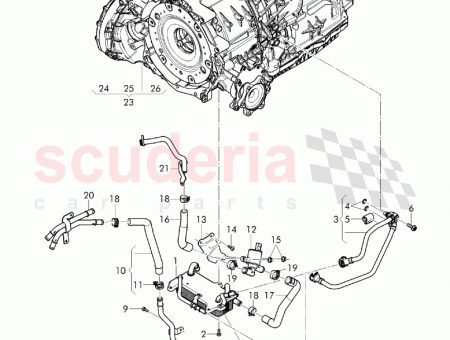 Photo of Gear oil cooler 8W0 317 021…