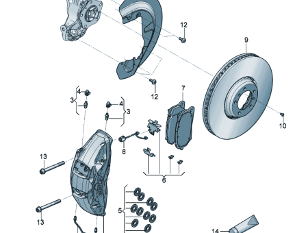 Photo of CALIPER WITHOUT BRAKE PADS…