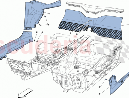 Photo of REAR BULKHEAD TRIM…