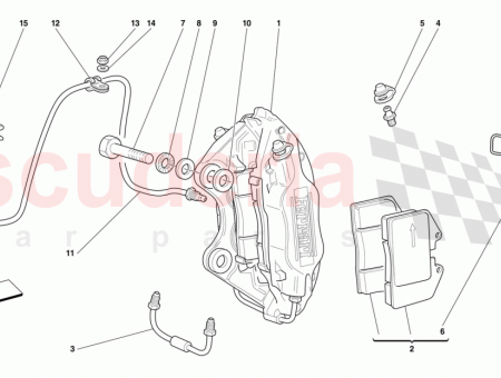 Photo of KIT OF REAR PADS WITH SPRING FOR CALIPERS…