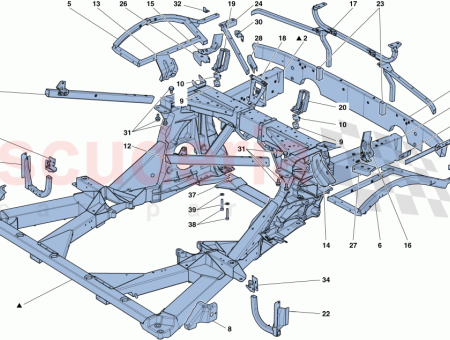 Photo of RH BRACKET FOR ENGINE COMPARTMENT LID FASTENER BUSH…