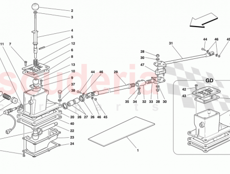 Photo of REAR CONTROL BAR FOR GEAR BOX…