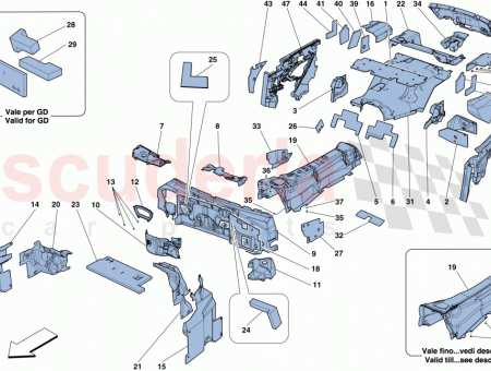 Photo of PASSENGER SIDE FOOTREST INSULATION…