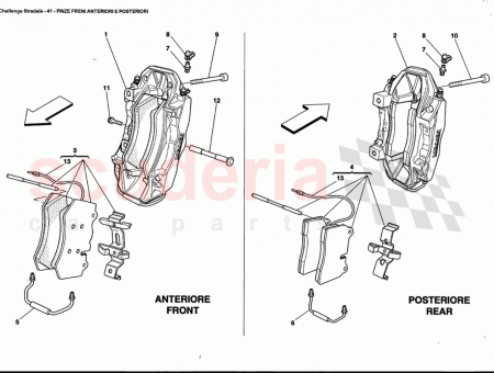 Photo of RH REAR CALIPER UNIT WITH PADS…