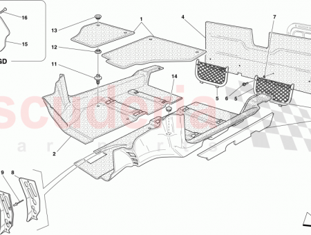 Photo of COMPLETE SET OF REMOVABLE MATS FOR SPORTS SEATS…