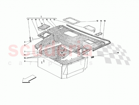 Photo of REAR CARPET FOR TRUNK COMPARTMENT…