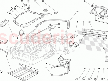 Photo of COMPLETE WINDSCREEN UPPER CROSS MEMBER…