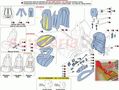 Photo of RH SEAT CUSHION PADDING…