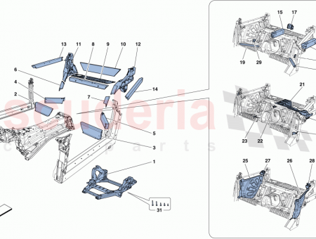 Photo of LOWER RH REAR DIAGONAL BRACE…