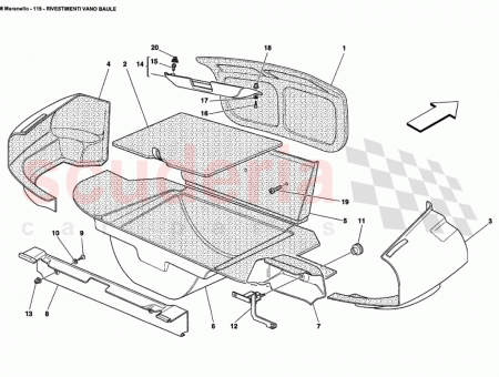 Photo of COMPLETE CARPET SERIES FOR TRUNK COMPARTMENT…