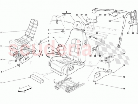 Photo of SEAT BACK CENTRAL…