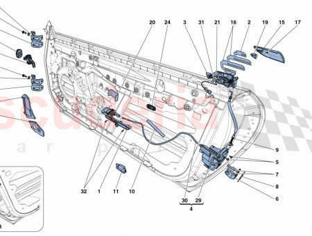 Photo of COMPL RH OUTER DOOR HANDLE MECHANISM…