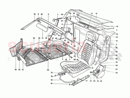 Photo of Right seat back with covering…