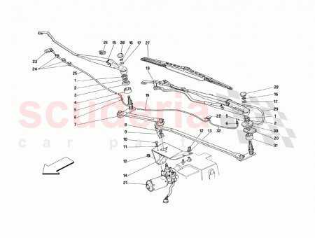 Photo of WINDSHIELD WIPER MOTOR FASTENING BRACKET…