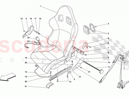 Photo of COMPLETE RH SAFETY BELTS…