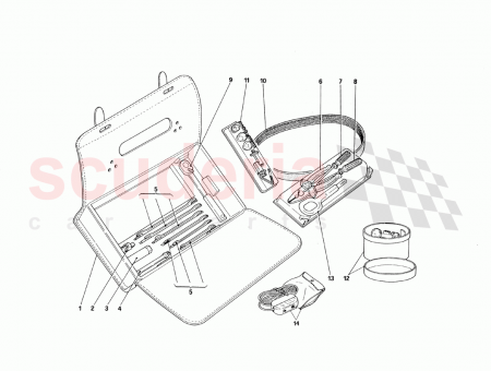 Photo of COMPLETE LAMPS AND FUSES HOLDER CASE…