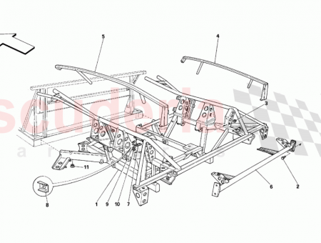 Photo of Rear frame compl…