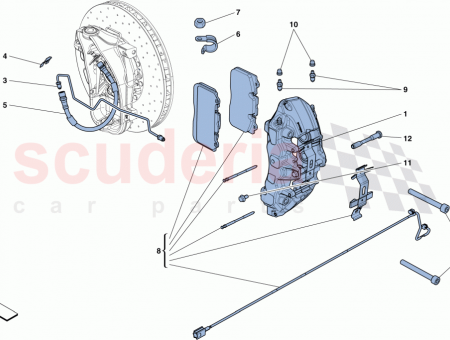 Photo of BRAKE PIPE FROM CALIPER TO RH HOSE…