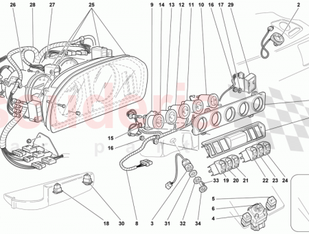 Photo of DASH BOARD INSTRUMENTS CONNECTION CABLES…